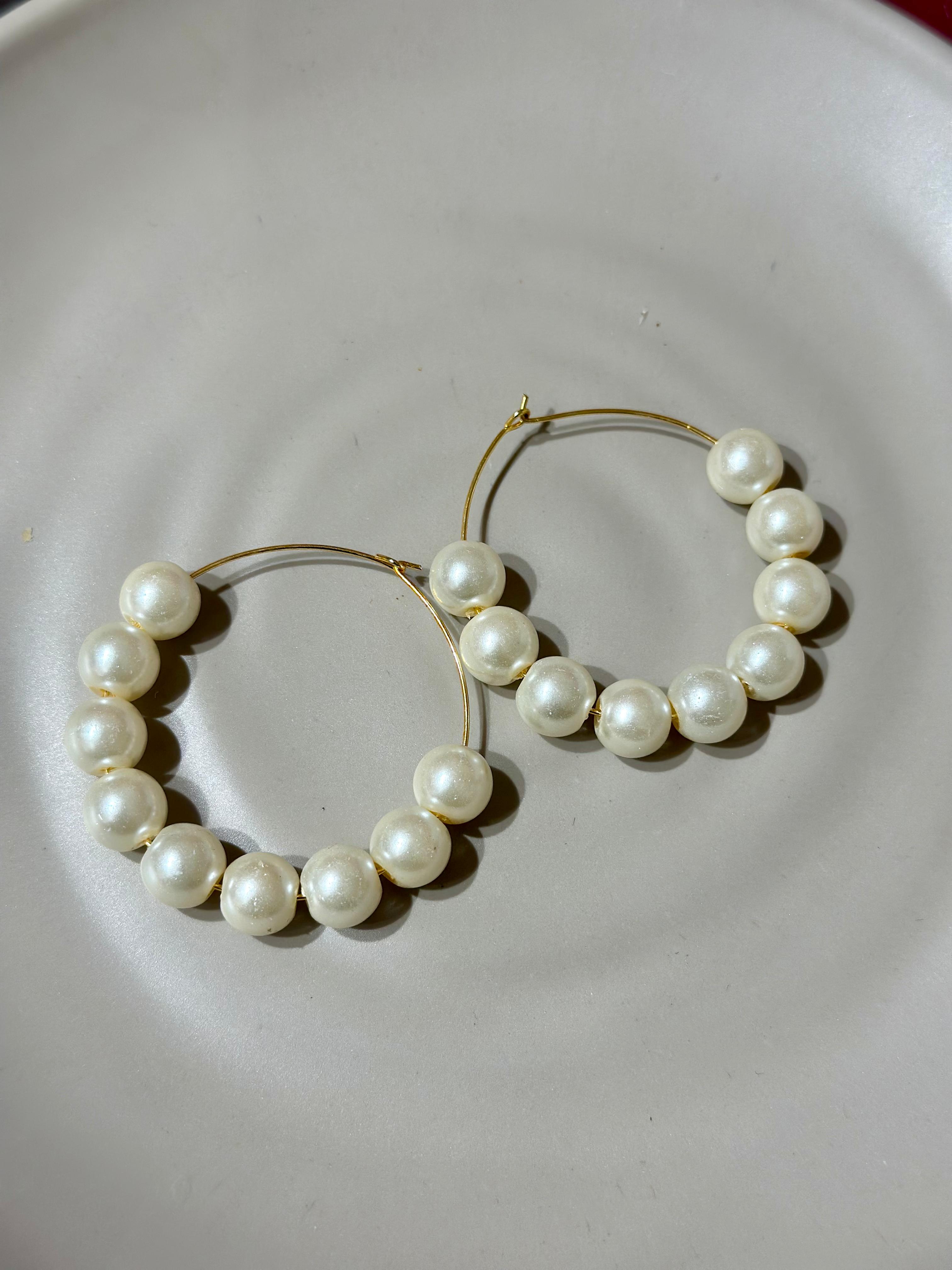 Pearl Hoops BIG EVE