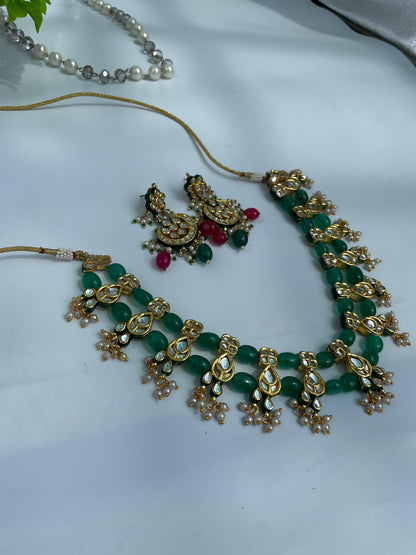 NAVYA GREEN RANI NECKLACE