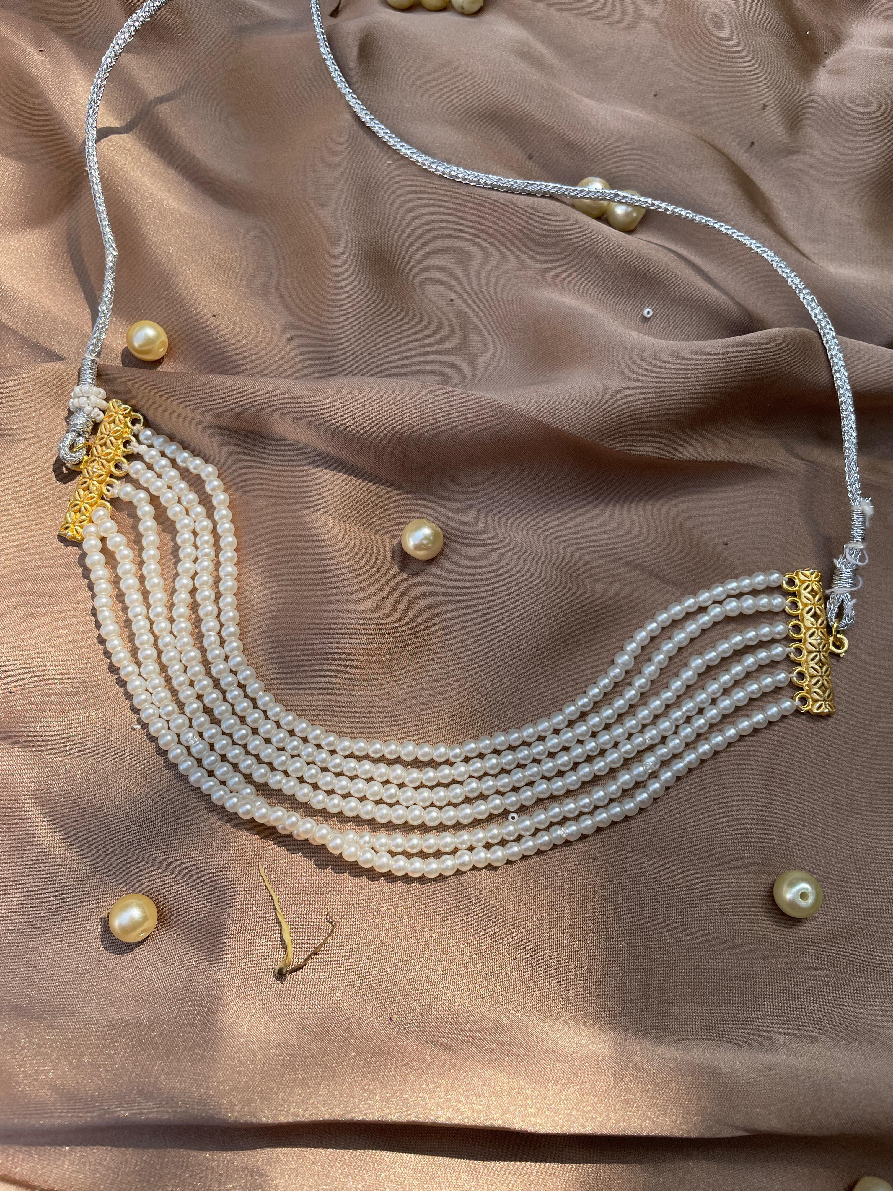 PEARL CHOKER 6 LAYER