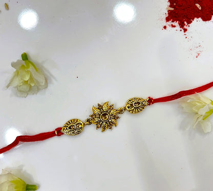 COPPER SUNFLOWER RAKHI