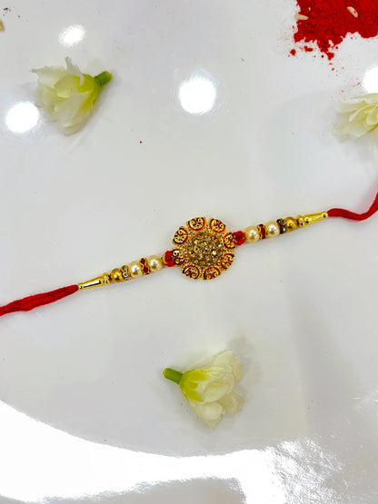 CIRCLE HEART SHAPE MEENA RAKHI