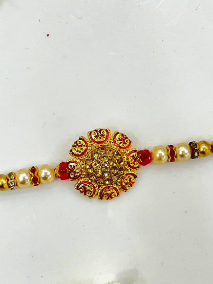 CIRCLE HEART SHAPE MEENA RAKHI