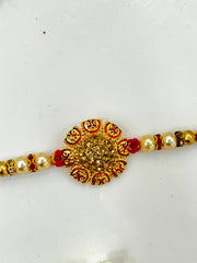 Circle Heart Shape Meena bracelet