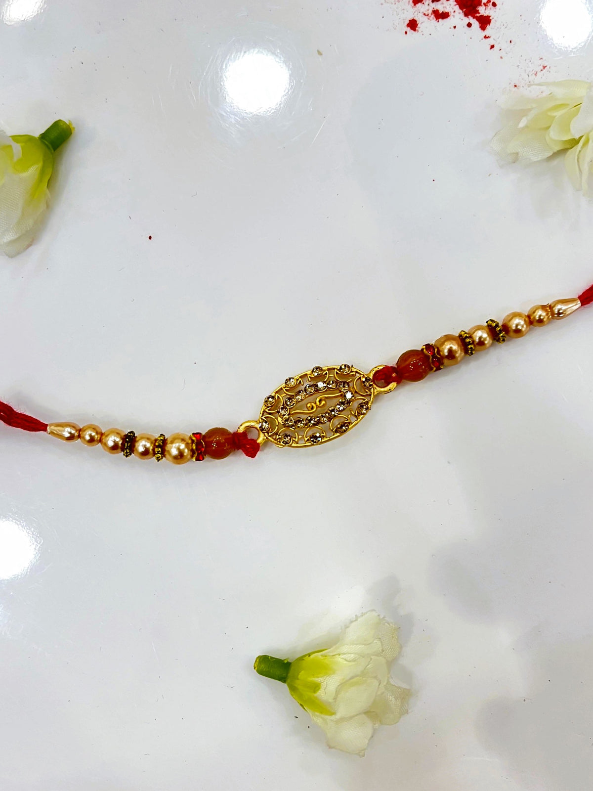 Matt Gold Jarkan Stone bracelet