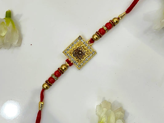 SQURE FLOWER RAKHI