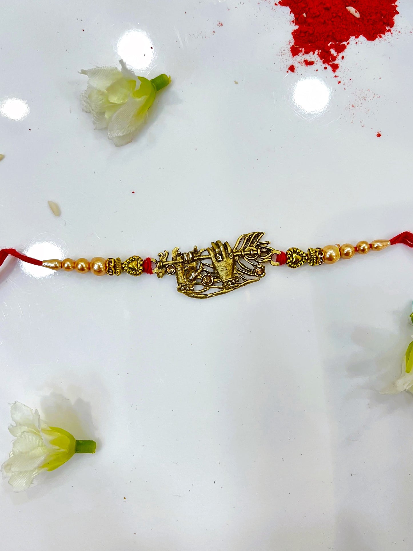 KRISHNA HAND COPPER RAKHI