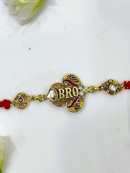 COPPER GOLD BHAI RAKHI