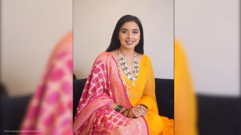 Polki Layering Set – Royal Green & White Stone Bridal Necklace