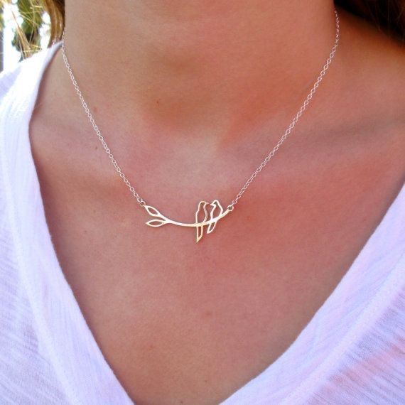 BIRDS ON BRANCH PENDANT