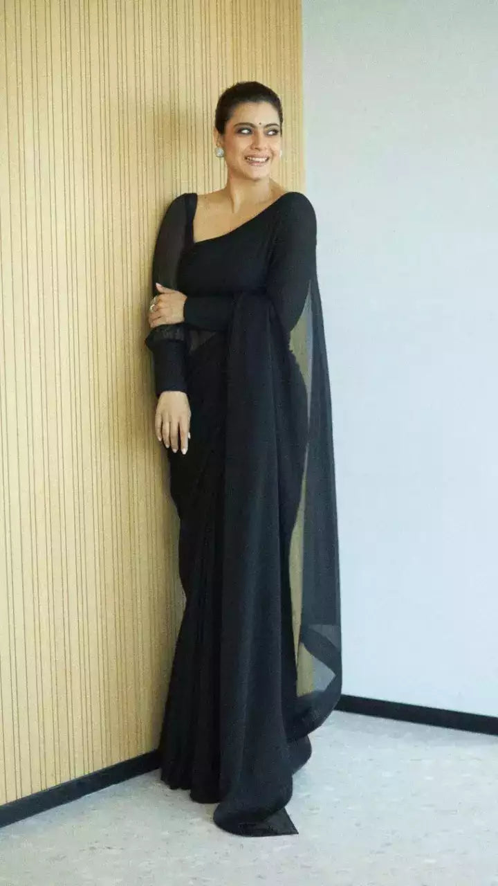 KAJOL BLACK INSPIRED SAREE