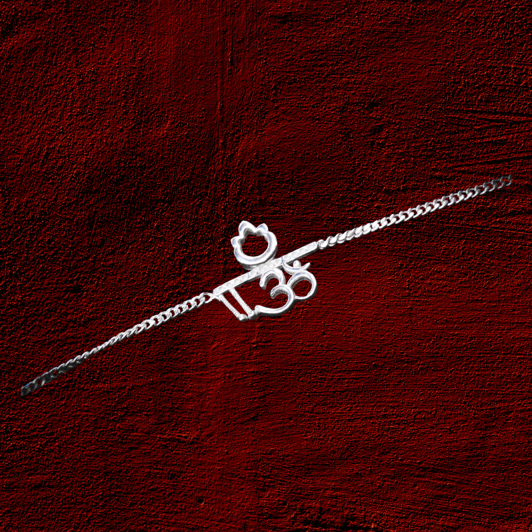 OM 925 SILVER RAKHI