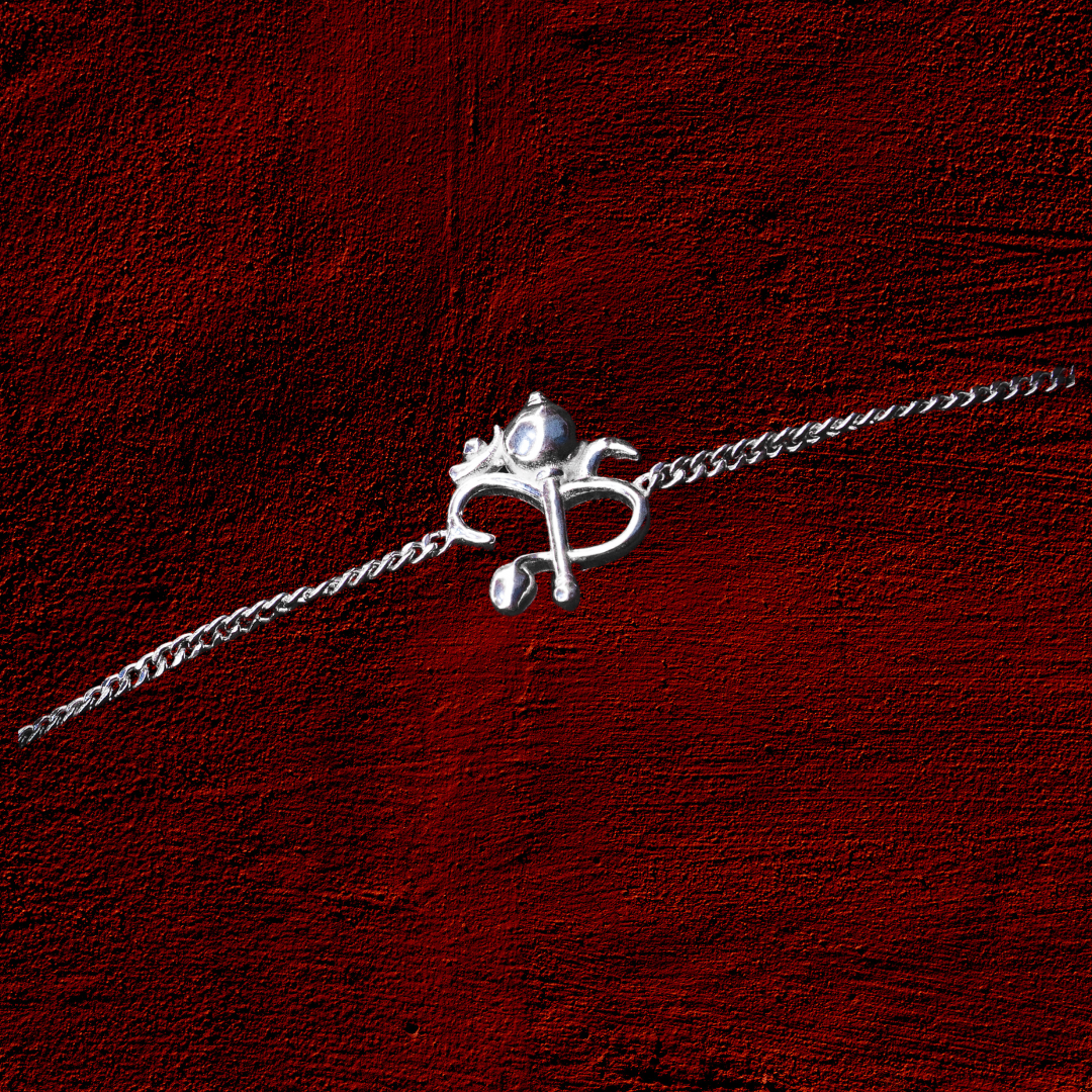 OM STERLING SILVER RAKHI