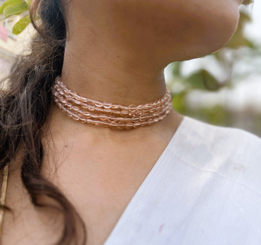 PEACH STONE CHOKER