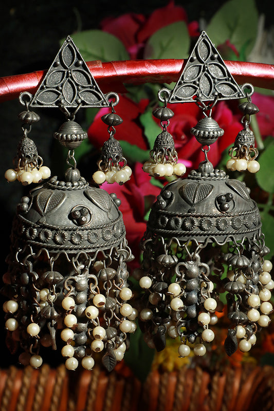 SANAYA OXIDISED EARRINGS