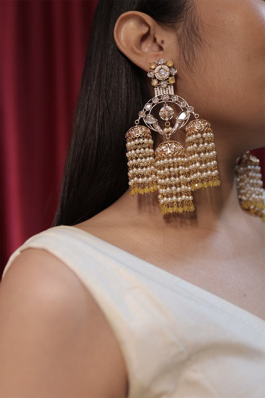 PRANSHI POLKI EARRINGS