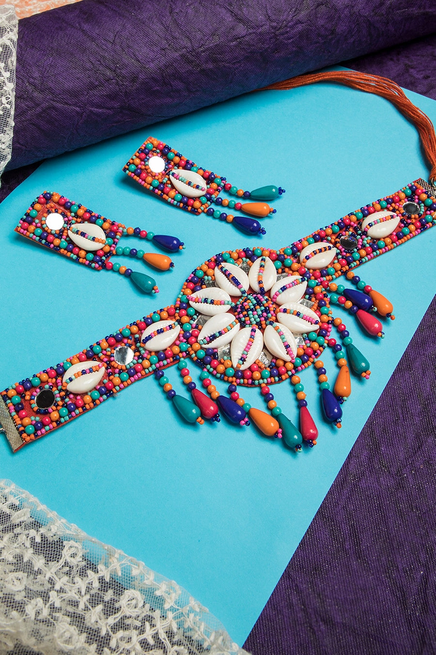 SOBER SHELL CHOKER Kavipushp ORANGE 